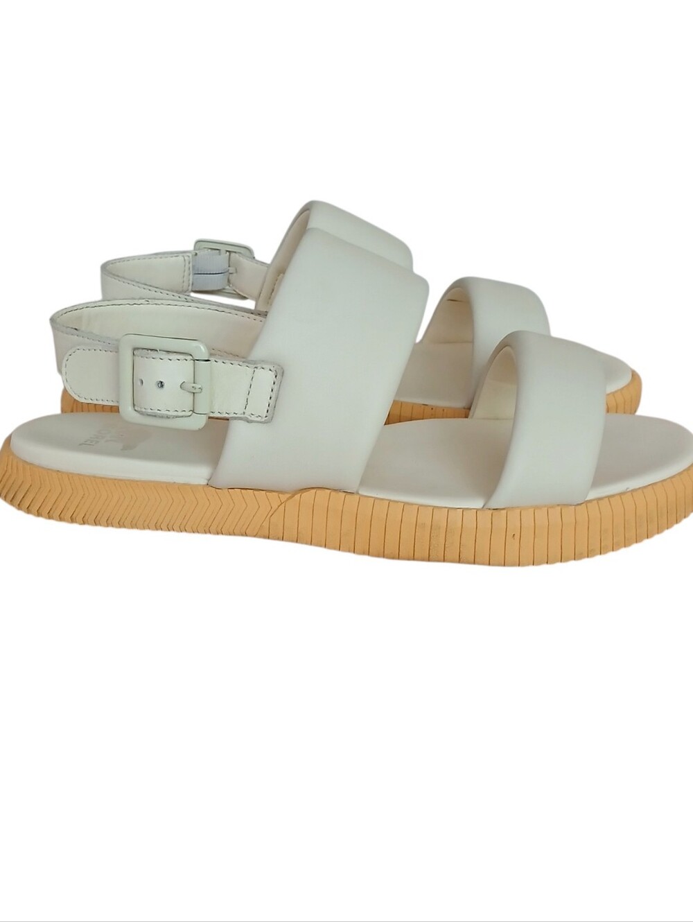Sorel ONA Streetworks Go-to Puffy Platform Slingback Sandals 8.5 Comfy Casual
